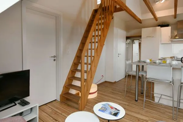 Wohnzimmer Uns to Hus Ferienwohnung Sünnupgang