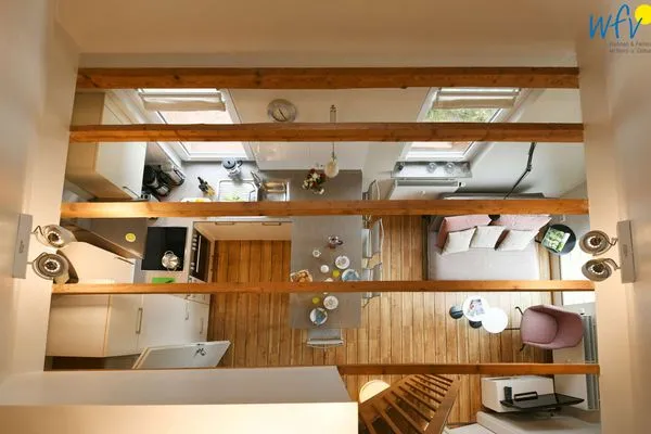 Wohnzimmer Uns to Hus Ferienwohnung Sünnupgang