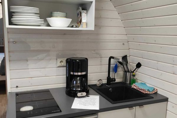  Tinyhouse Igloo Johansson Belauer See - Küche / Küchenzeile