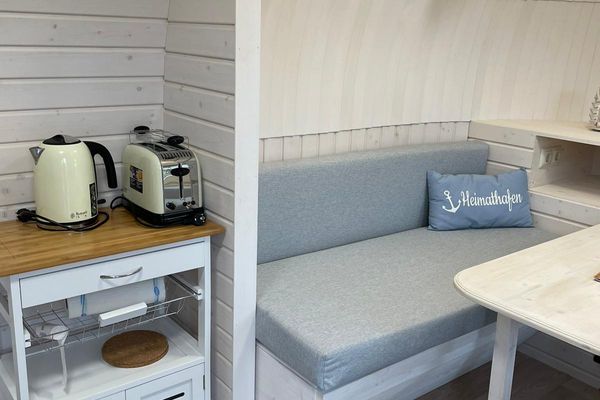  Tinyhouse Igloo Johansson Belauer See - Wohnzimmer