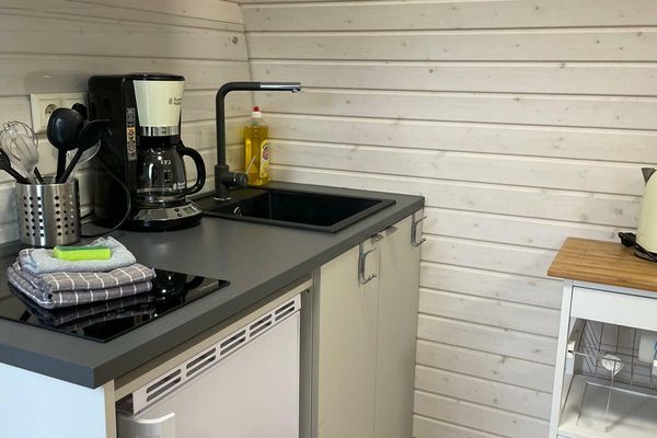  Tinyhouse Igloo Galadriel Belauer See - Küche / Küchenzeile