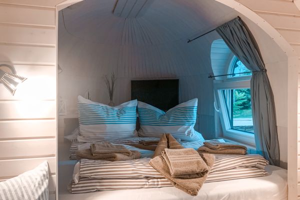  Tinyhouse Igloo Arwen Belauer See - Schlafzimmer