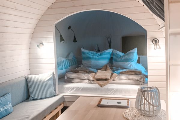  Tinyhouse Igloo Arwen Belauer See - Wohnzimmer