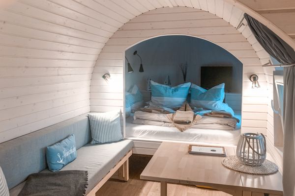  Tinyhouse Igloo Elrond Belauer See - Wohnzimmer