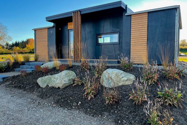  Ferienhaus Nordic Thor Belauer See - Fassade / Eingang