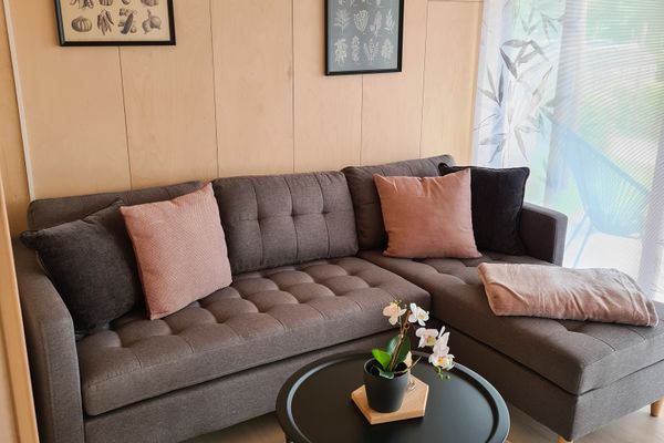  Ferienhaus Nordic Loki Belauer See - Wohnzimmer