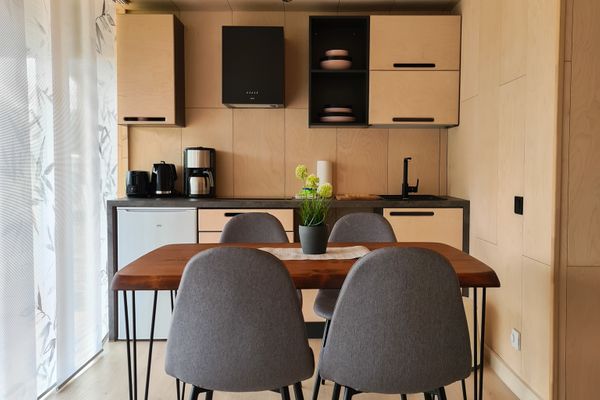  Ferienhaus Nordic Loki Belauer See - Küche / Küchenzeile