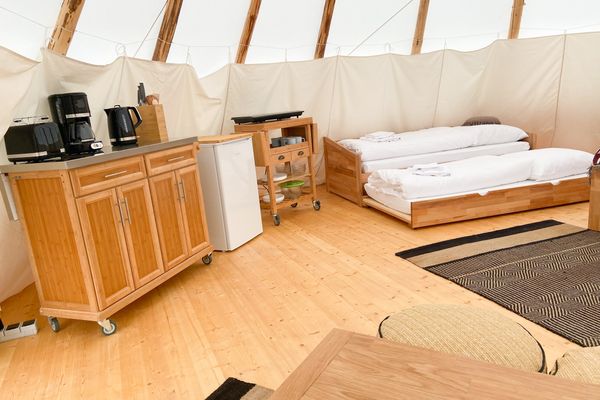  Tipi Zelt Wappo Belauer See - Wohnzimmer