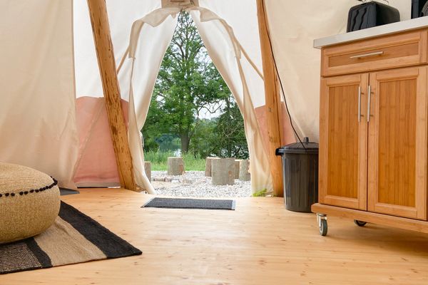  Tipi Zelt Wappo Belauer See - Wohnzimmer