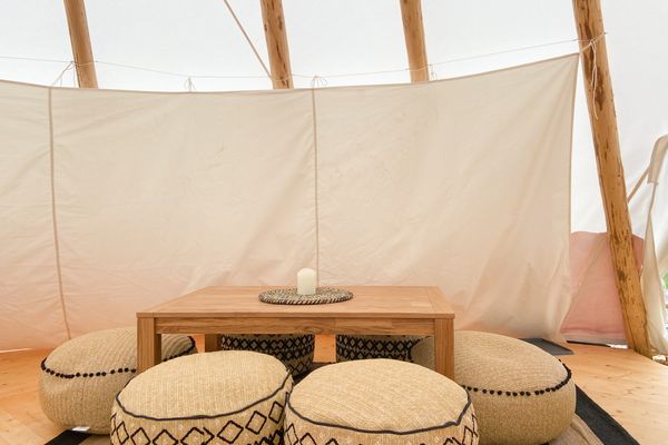  Tipi Zelt Wappo Belauer See - Wohnzimmer