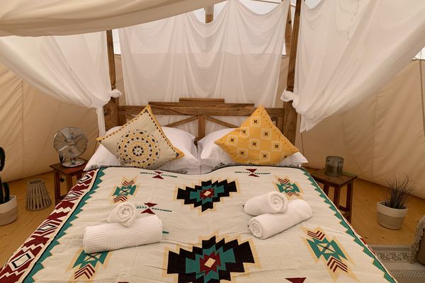  Tipi Zelt Blackfoot Belauer See - Bett