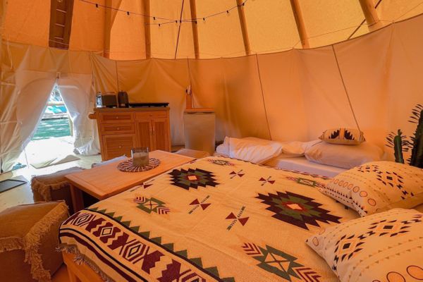  Tipi Zelt Alabama Kiebitzer See - Schlafzimmer
