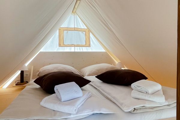  Safarizelt Simba Kiebitzer See - Schlafzimmer