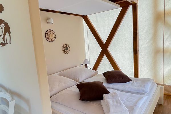 Safarizelt Simba Kiebitzer See - Schlafzimmer