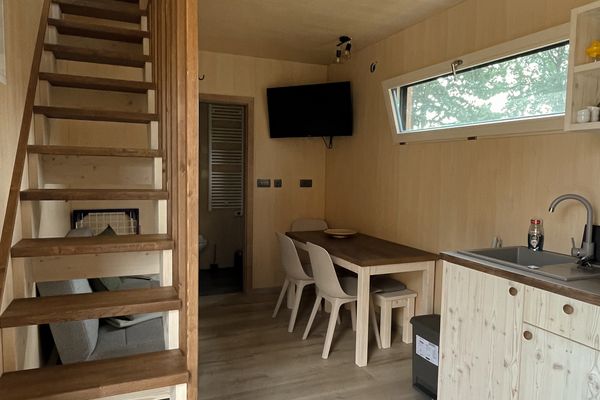  Ferienhaus Onkel Uhu Kiebitzer See - Küche / Küchenzeile