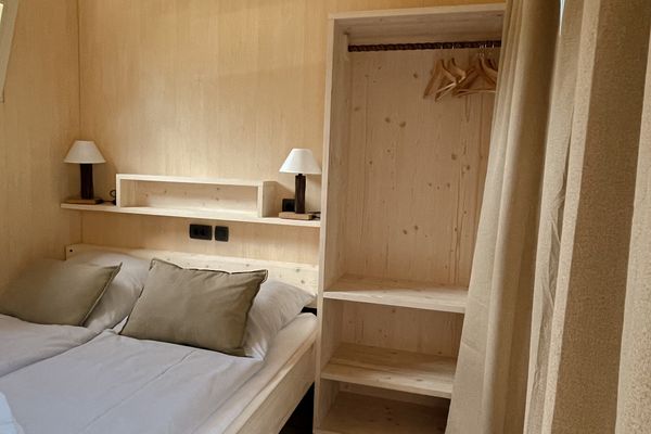  Ferienhaus Moppi Kiebitzer See - Schlafzimmer