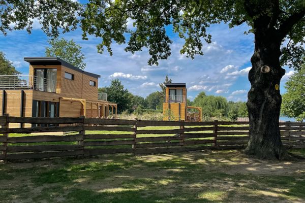  Ferienhaus Meister Schwarzrock mit Sauna Kiebitzer See - Hauptansicht