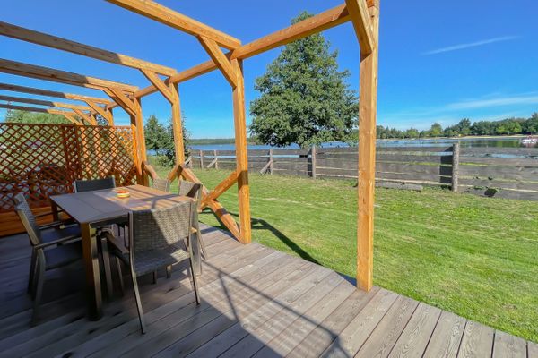  Ferienhaushaus Pittiplatsch mit Sauna Kiebitzer See - Terrasse