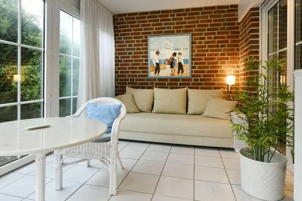 Wohnzimmer Juist Zauber - Haus 3 Ferienwohnung Lampe