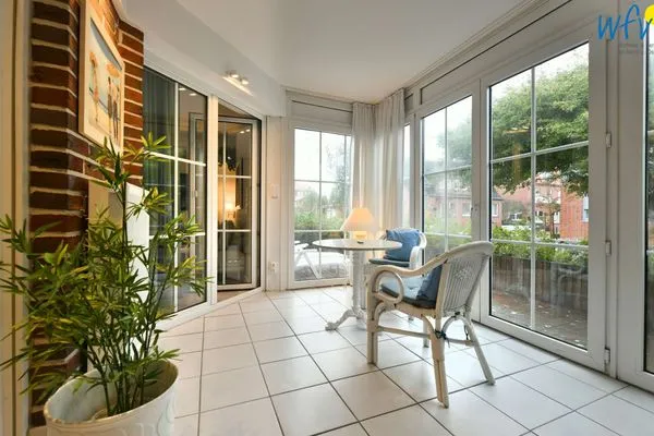 Wohnzimmer Juist Zauber - Haus 3 Ferienwohnung Lampe