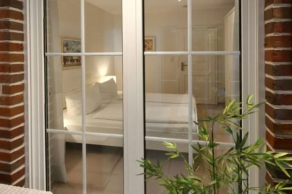 Wohnzimmer Juist Zauber - Haus 3 Ferienwohnung Lampe