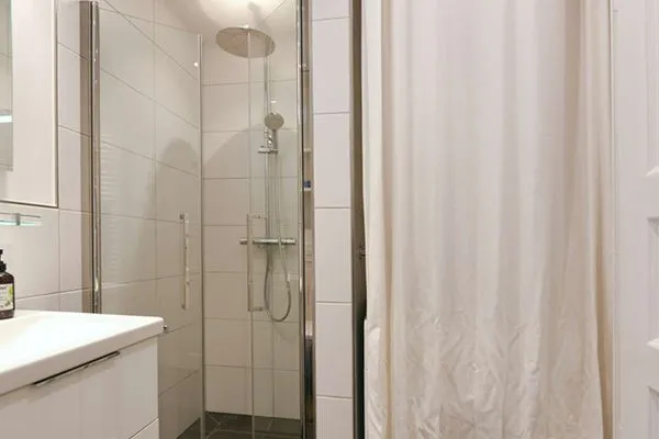 Badezimmer Juist Zauber - Haus 3 Ferienwohnung Lampe