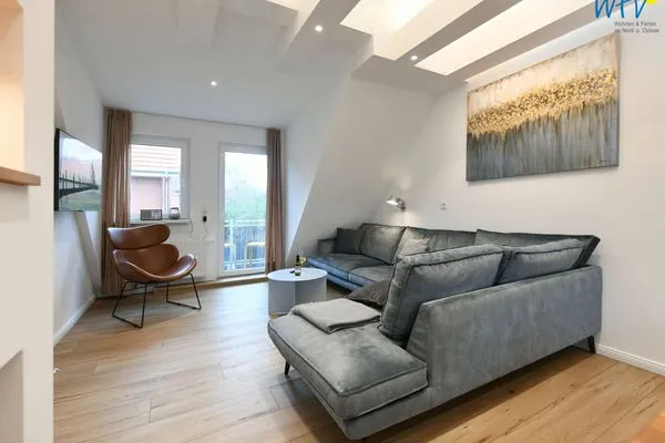 Wohnzimmer Haus Mittelstraße Ferienwohnung Zauberland