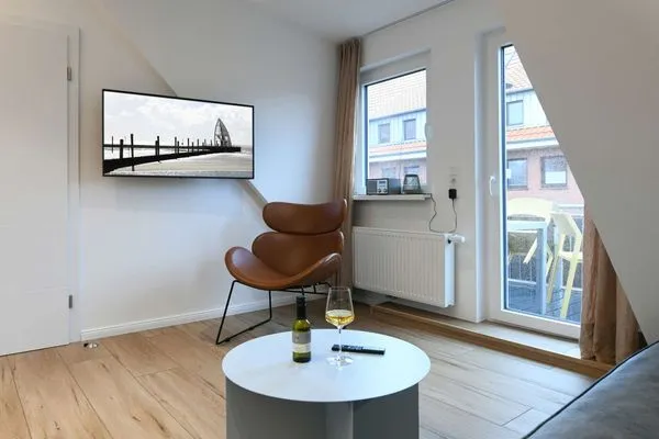 Wohnzimmer Haus Mittelstraße Ferienwohnung Zauberland