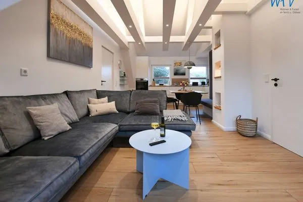 Wohnzimmer Haus Mittelstraße Ferienwohnung Zauberland