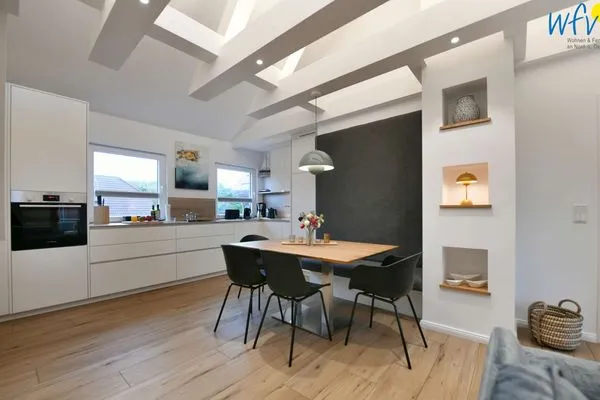 Wohnzimmer Haus Mittelstraße Ferienwohnung Zauberland