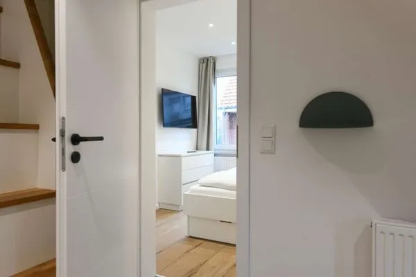 Schlafzimmer Haus Mittelstraße Ferienwohnung Zauberland