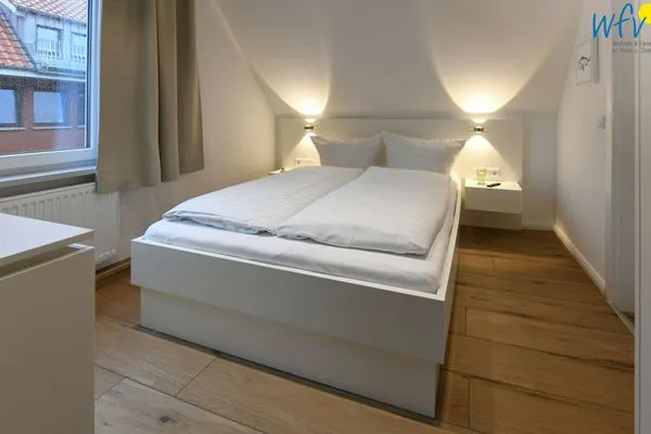 Schlafzimmer Haus Mittelstraße Ferienwohnung Zauberland