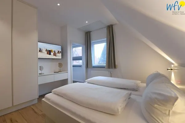 Schlafzimmer Haus Mittelstraße Ferienwohnung Zauberland