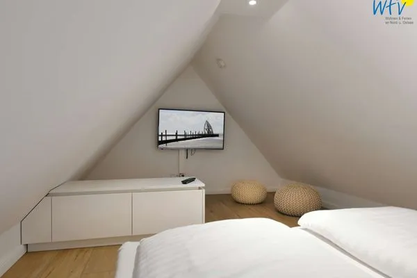 Schlafzimmer Haus Mittelstraße Ferienwohnung Zauberland