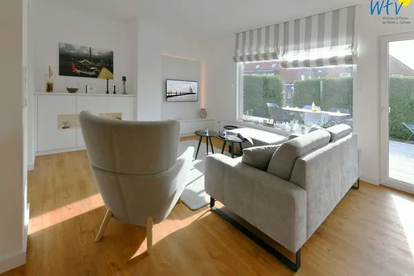 Wohnzimmer Bungalow Hasela Bungalow Hasela mit Workation