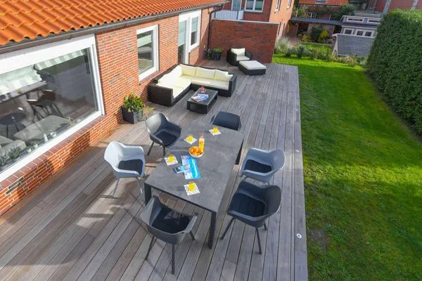 Terrasse Bungalow Hasela Bungalow Hasela mit Workation