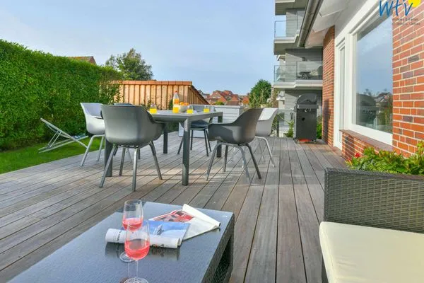 Terrasse Bungalow Hasela Bungalow Hasela mit Workation