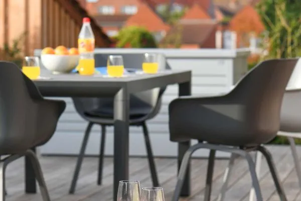 Terrasse Bungalow Hasela Bungalow Hasela mit Workation