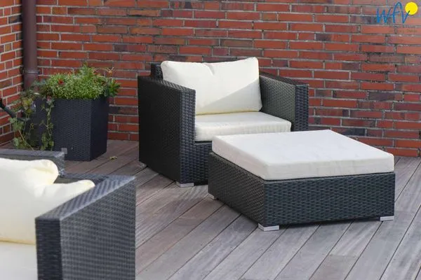 Terrasse Bungalow Hasela Bungalow Hasela mit Workation