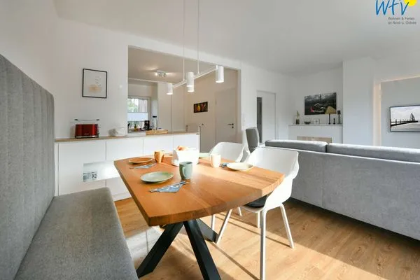 Wohnzimmer Bungalow Hasela Bungalow Hasela mit Workation