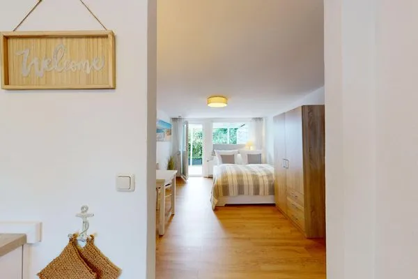 Schlafzimmer Küstenplatz Seepferdchen - mit zwei Sonnenterrassen