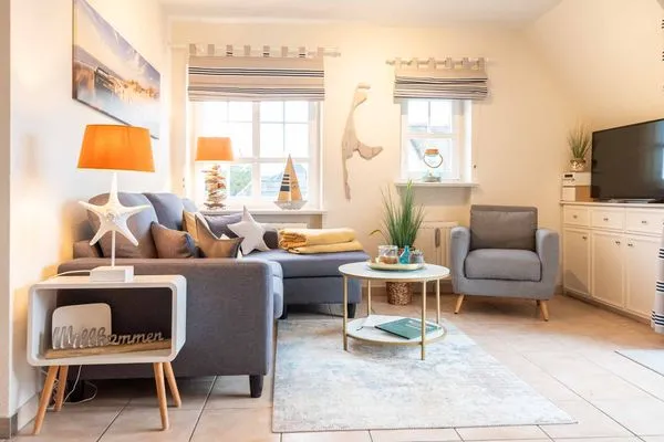 Wohnzimmer  SyltStern Haus Hasenkuhle