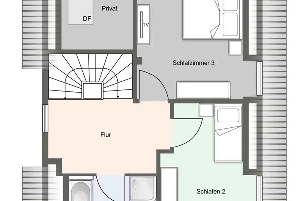 Vermarhüs Einzelhaus Vermarhüs SPO Dorf - Grundriss