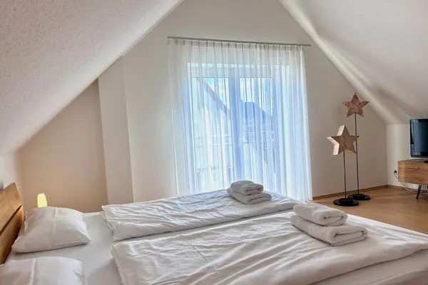  Ferienwohnung Strandgut Langenargen - Schlafzimmer 2 - Doppelbett