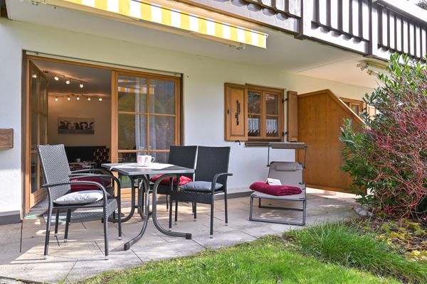  Ferienwohnung Bergwelten Ferienwohnungen in Pfronten - Terrasse