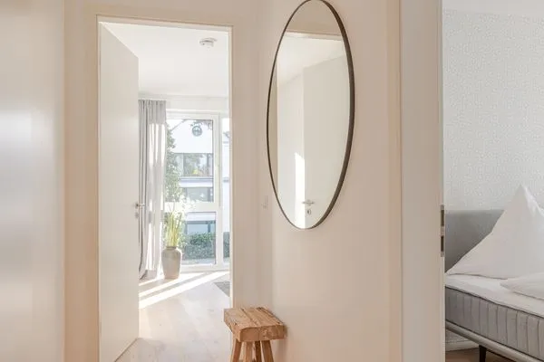 Dekoratives Detail  Strandglück - mit Balkon, direkt am Strand