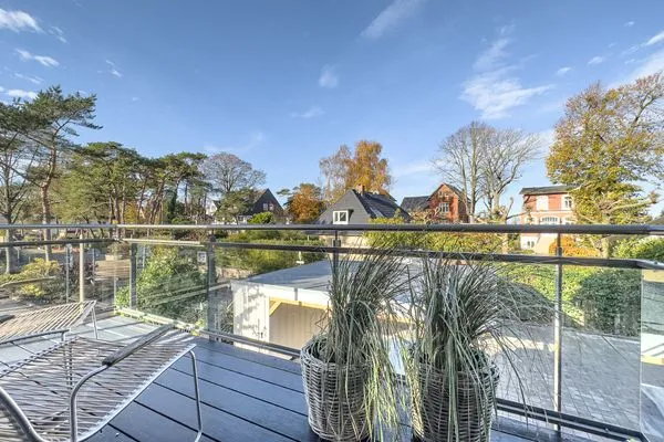 Balkon  Strandglück - mit Balkon, direkt am Strand