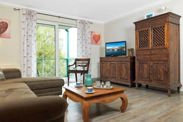 Living room Residenz am Yachthafen Schiffskieker