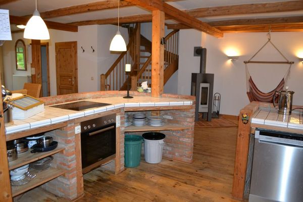  Ferienhaus Ella Tönning - Küche / Küchenzeile