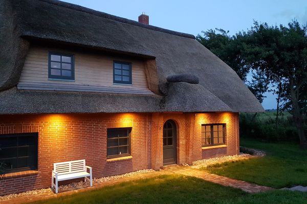  Min leev Katen Poppenbüll,Osterhever,Tetenbüll - Reetdachhaus